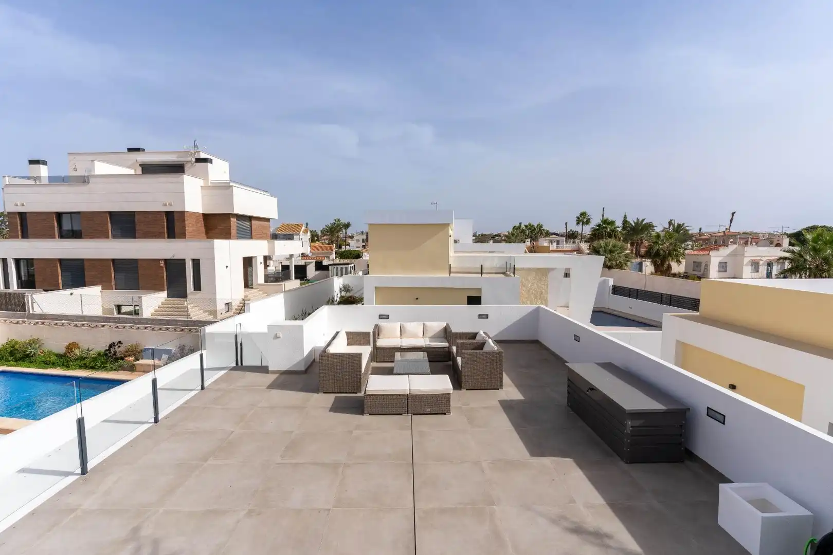 Terrassa de Casa o xalet en venda en Torrevieja amb Aire condicionat, Calefacció i Jardí privat