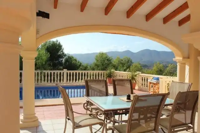 Terrassa de Casa o xalet en venda en Calpe / Calp amb Aire condicionat, Calefacció i Piscina