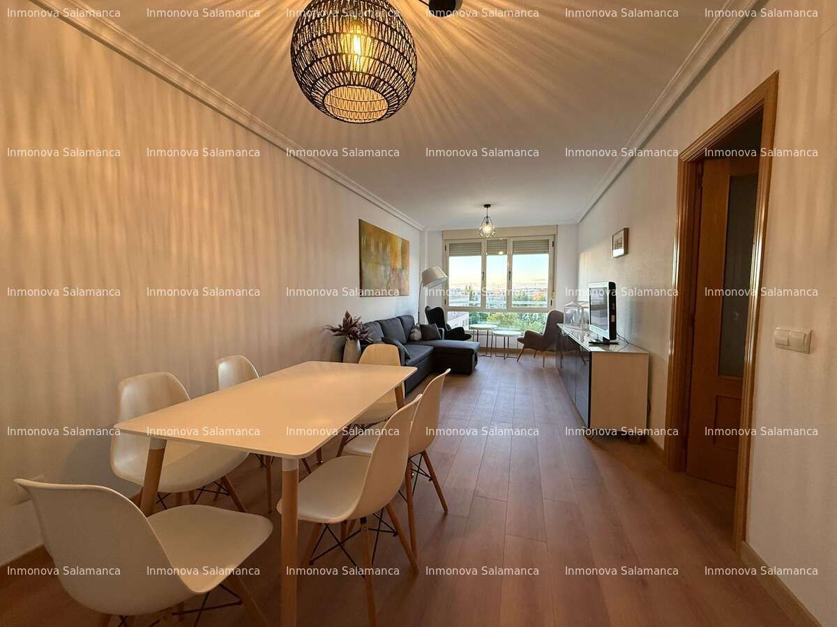 Sala d'estar de Pis de lloguer en Salamanca Capital amb Calefacció, Moblat i Forn