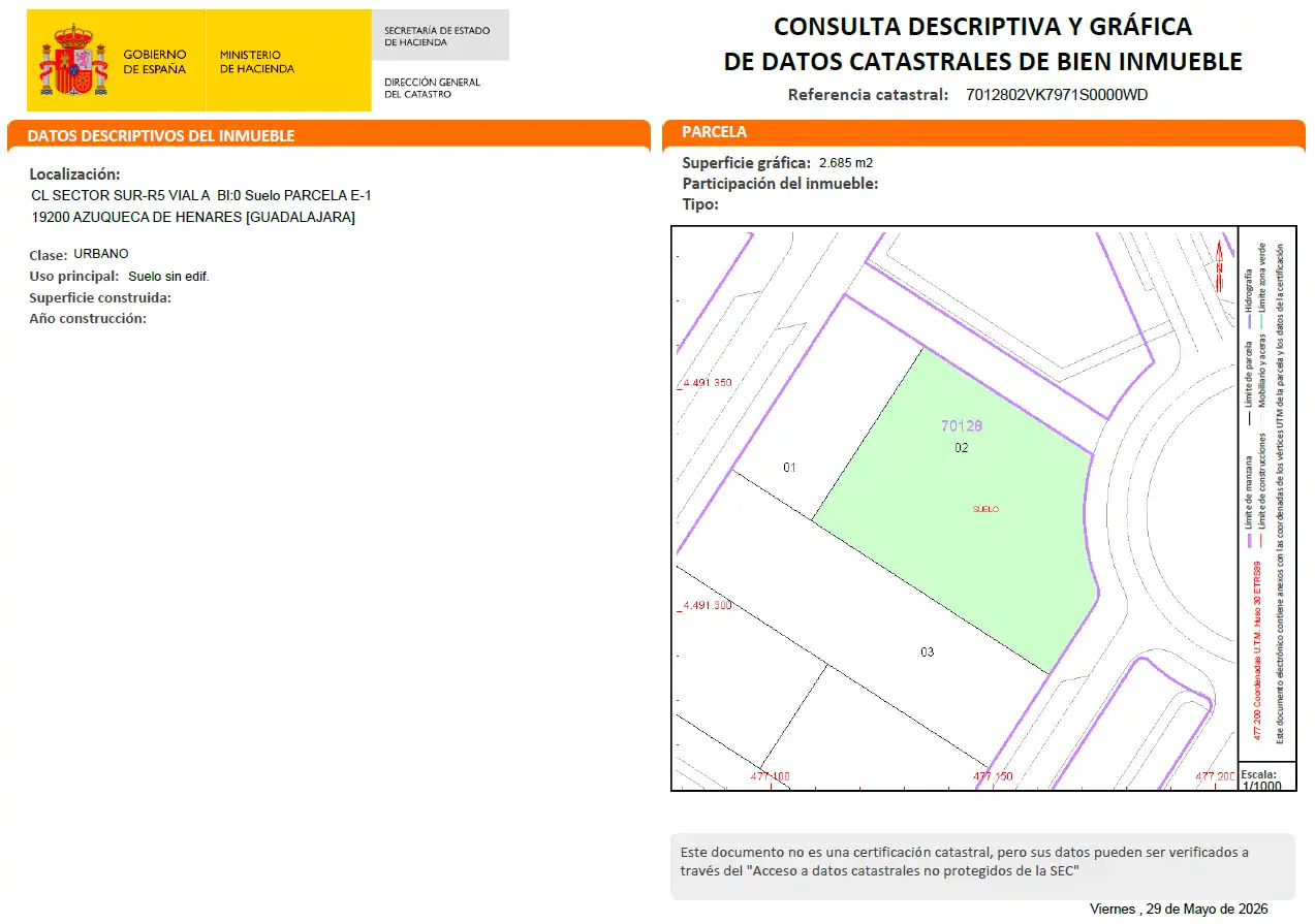 Residencial en venta en Azuqueca de Henares