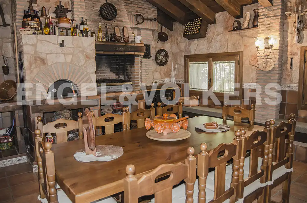 Kitchen of Houses for sale in El Escorial  with Heating, Private garden and Terrace