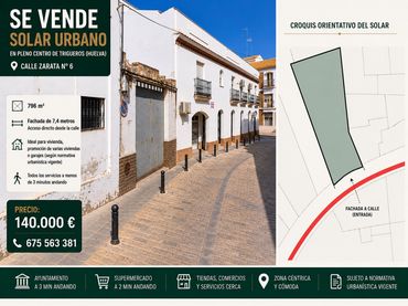 Terreny residencial en venda a Calle Zarata 6