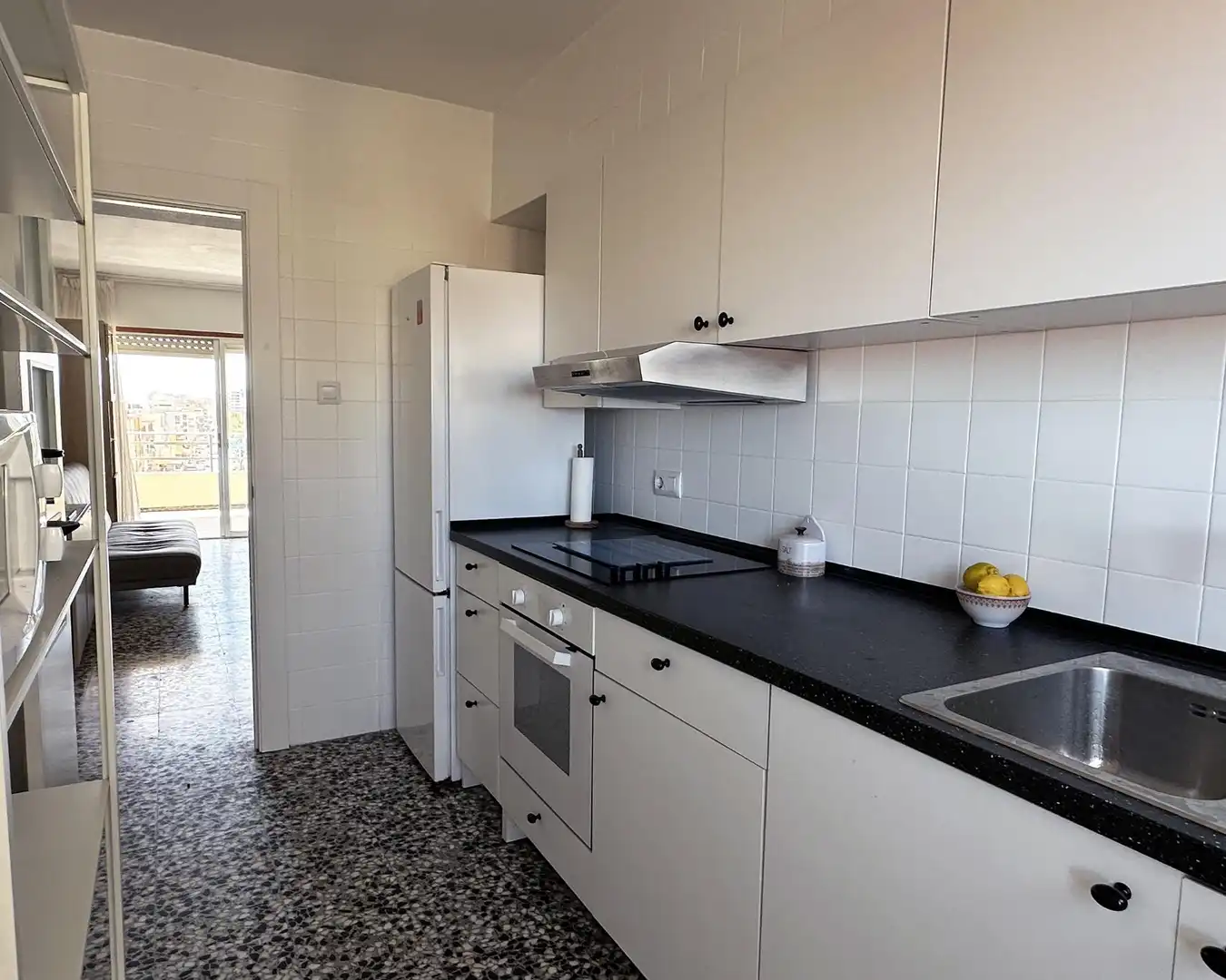 Cocina de Apartamento en venta en Tavernes de la Valldigna con Terraza y Amueblado