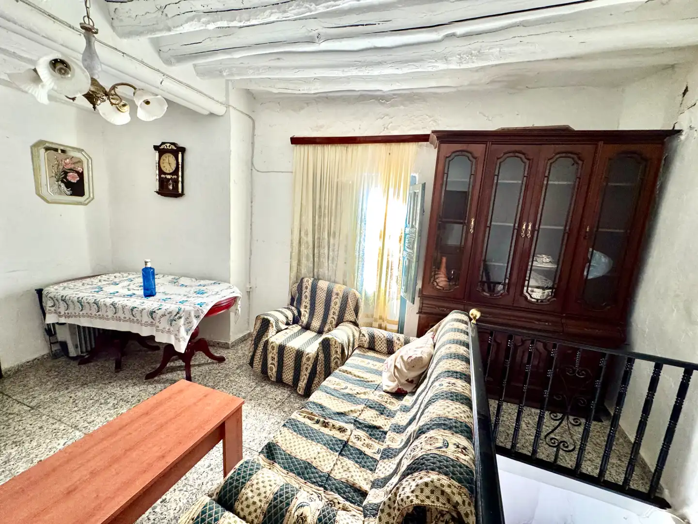 Wohnzimmer von Haus oder Chalet zum Verkauf in Bérchules mit Terrasse, Möbliert und Ofen