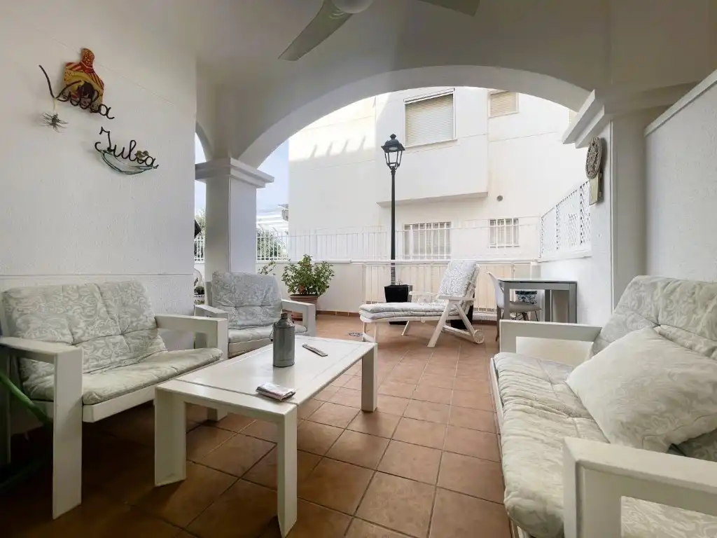 Terrasse von Wohnungen zum Verkauf in Mojácar mit Terrasse und Schwimmbad