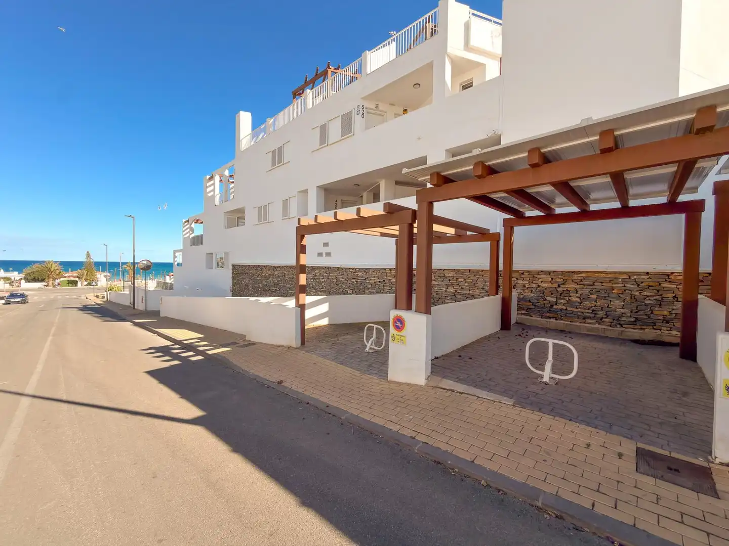 Vista exterior de Ático en venta en Mojácar con Aire acondicionado, Calefacción y Jardín privado