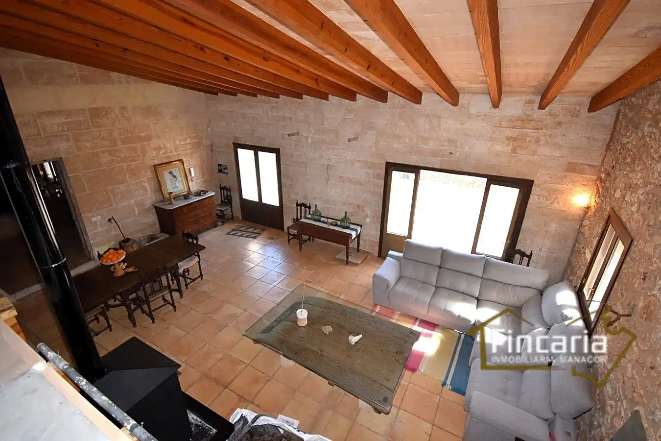 Living room of Country homes for sale in Manacor  with Air Conditioner, Heating and Private garden