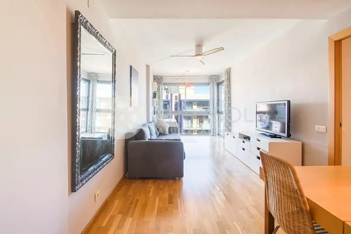 Living room of Flat for sale in Barcelona  with Air Conditioner, Heating and Private garden