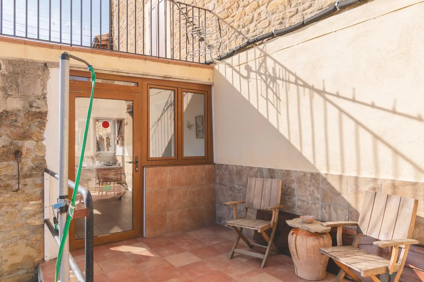 Terraza de Finca rústica en venta en Eslava con Jardín privado, Terraza y Trastero