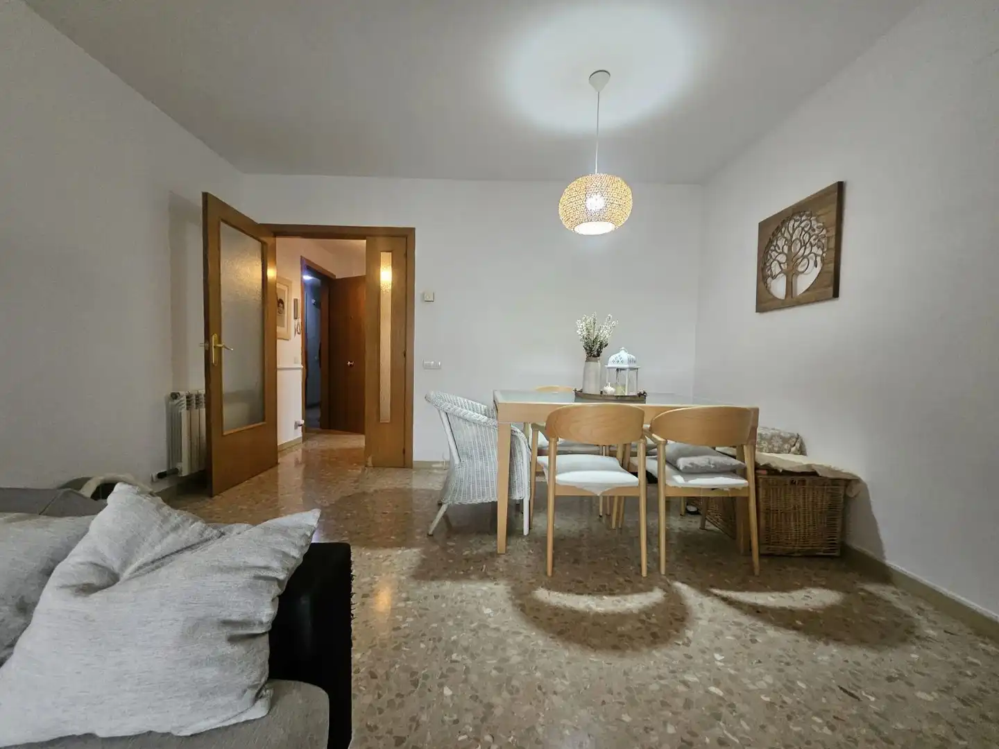 Sala de estar de Piso en venta en Cunit con Calefacción, Terraza y Piscina