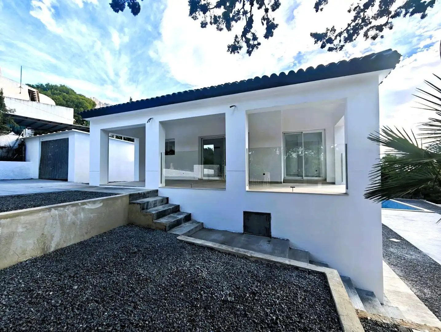 Vista exterior de Casa o chalet en venta en Altea con Calefacción, Terraza y Piscina