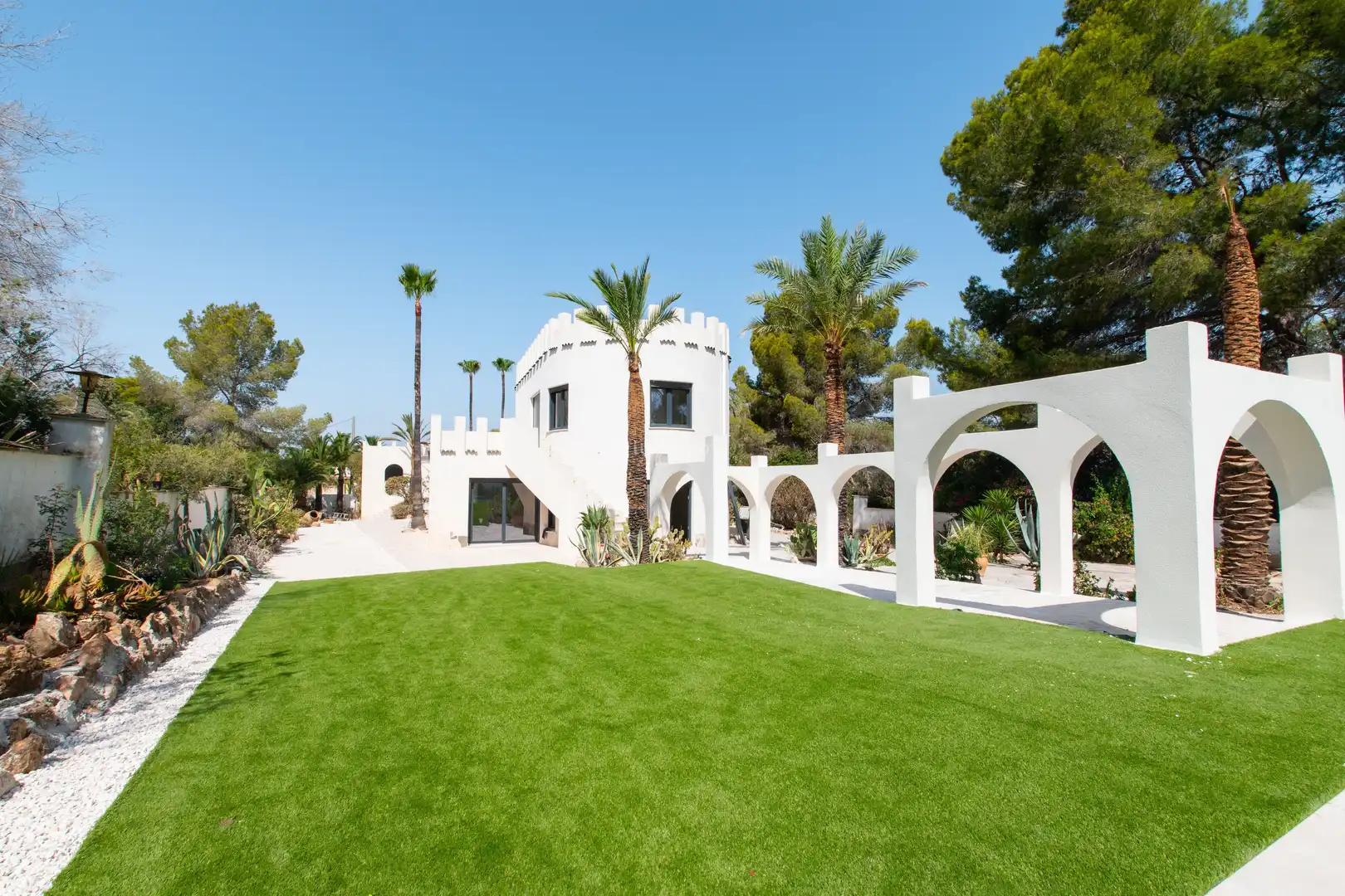 Garden of Houses for sale in L'Alfàs del Pi  with Air Conditioner, Terrace and Storage room