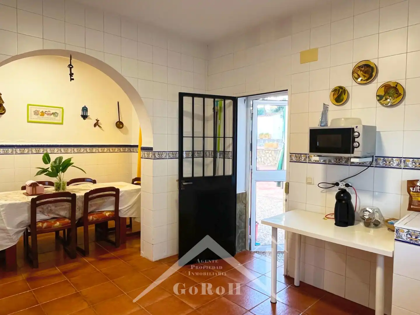 Cuina de Casa o xalet en venda en Castilblanco de los Arroyos amb Aire condicionat, Jardí privat i Terrassa