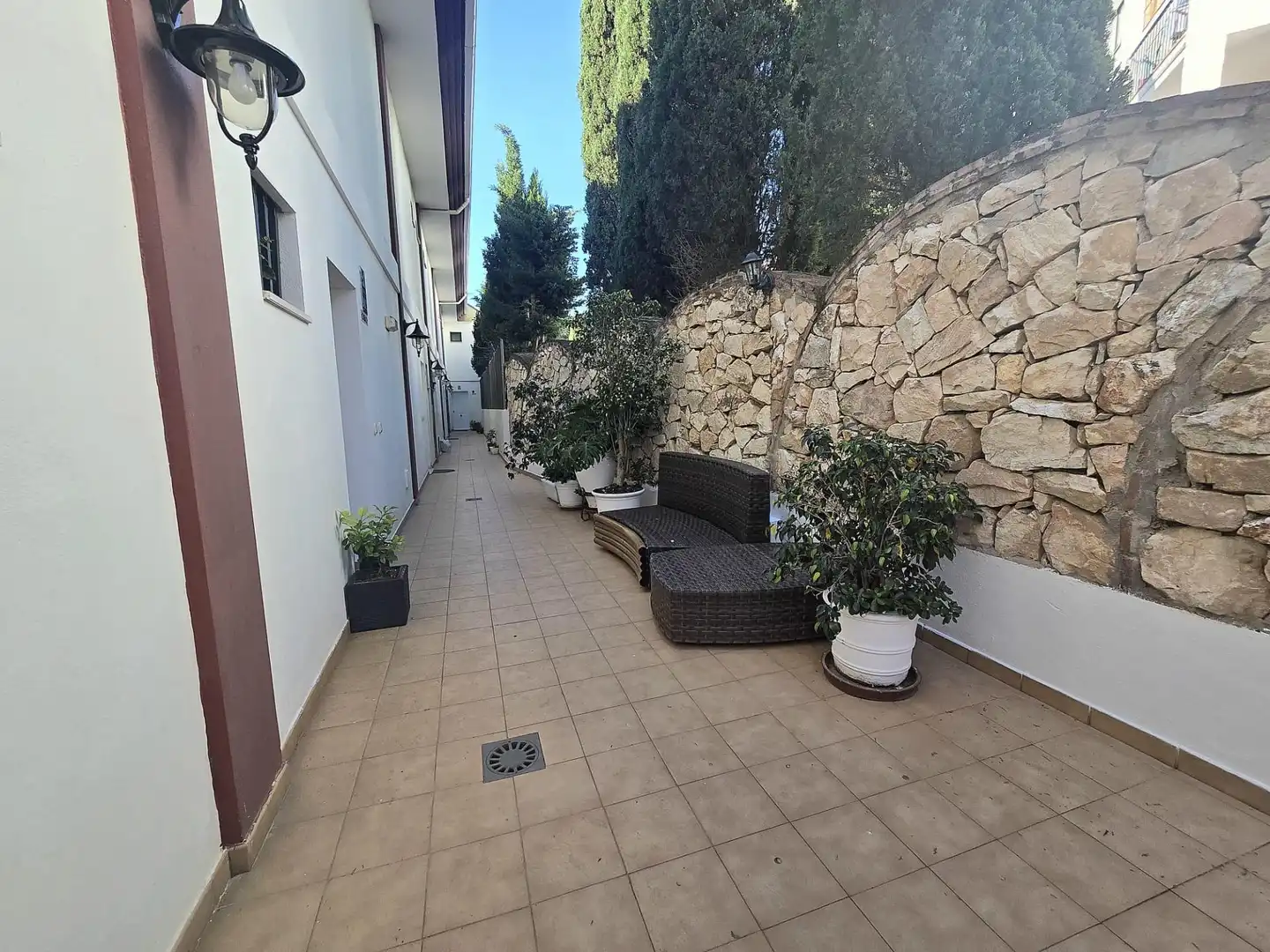 Terrasse von Einfamilien-Reihenhaus zum Verkauf in Benalmádena mit Terrasse