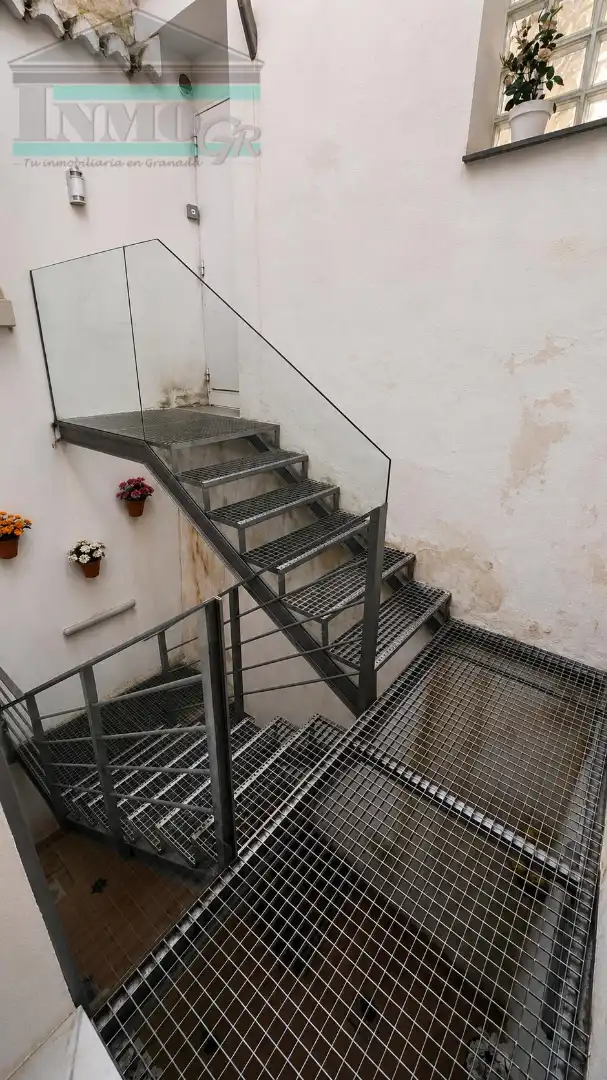 Terraza de Estudio de alquiler en Granada con Aire acondicionado, Parquet y Amueblado