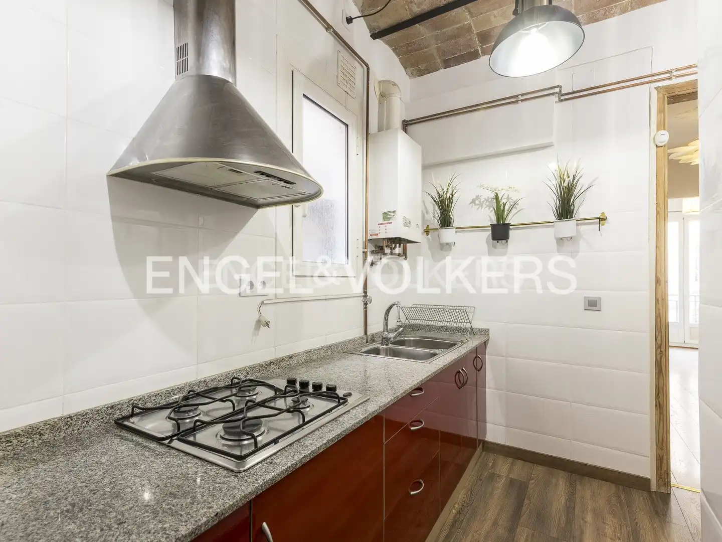 Kitchen of Flat for sale in Barcelona  with Air Conditioner, Heating and Furnished