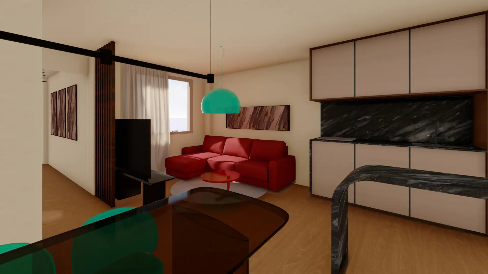 Sala de estar de Casa adosada en venta en Cartagena con Terraza