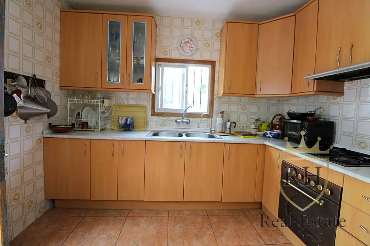 Cuina de Casa o xalet en venda en Pollença amb Aire condicionat, Jardí privat i Terrassa