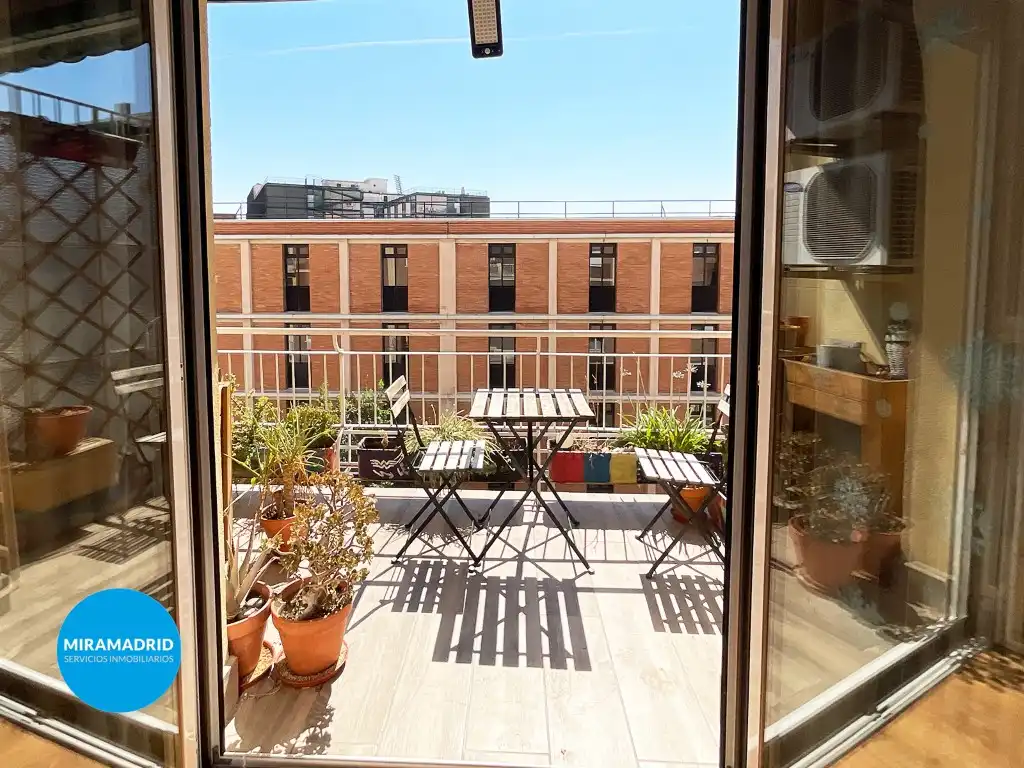 Terraza de Piso de alquiler en Madrid con Aire acondicionado, Terraza y Amueblado