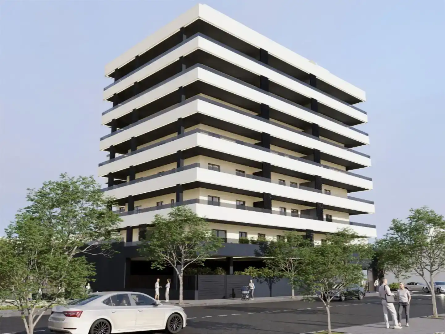 Vista exterior de Pis en venda en  Almería Capital amb Terrassa i Piscina