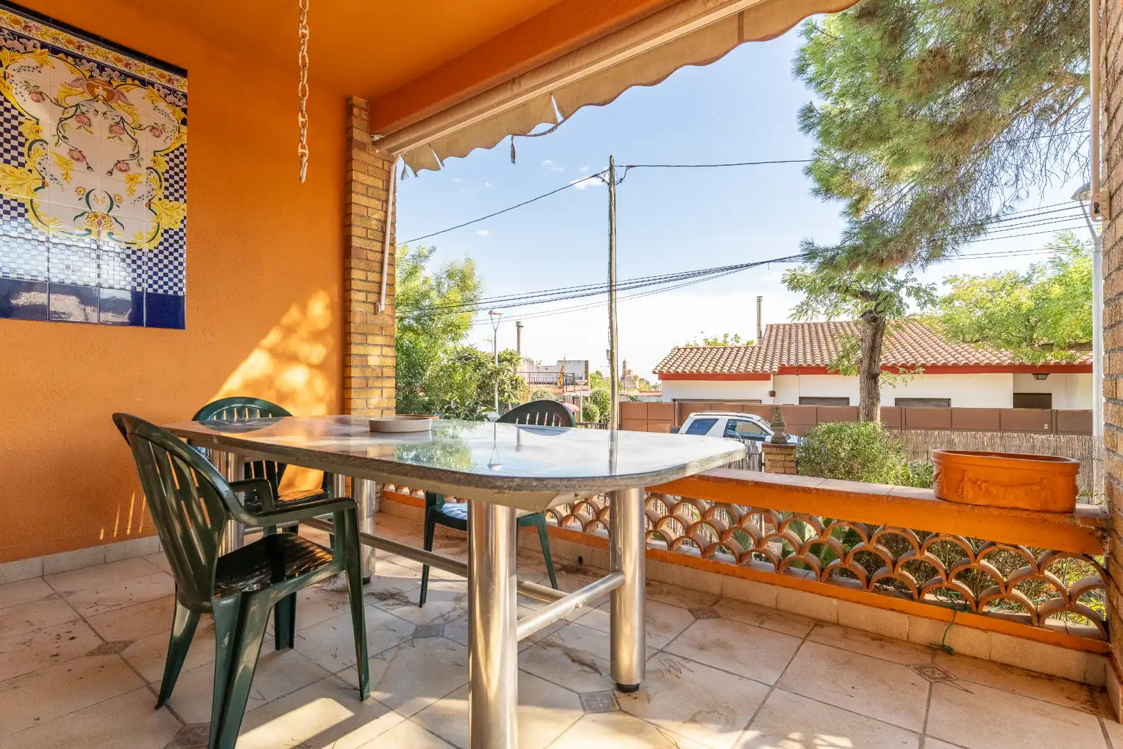 Terrassa de Casa o xalet en venda en Les Borges del Camp amb Calefacció, Jardí privat i Terrassa