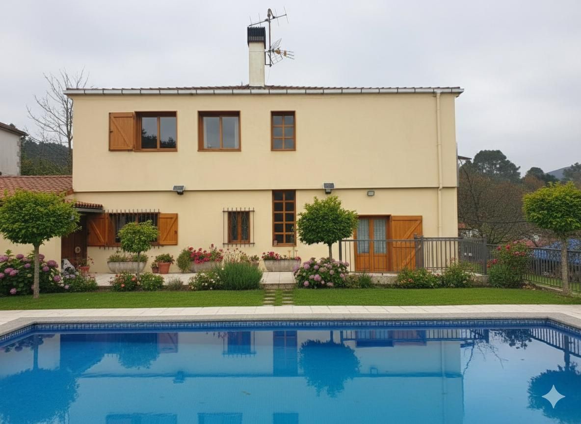 Piscina de Casa o xalet en venda en Cenlle amb Calefacció, Jardí privat i Terrassa