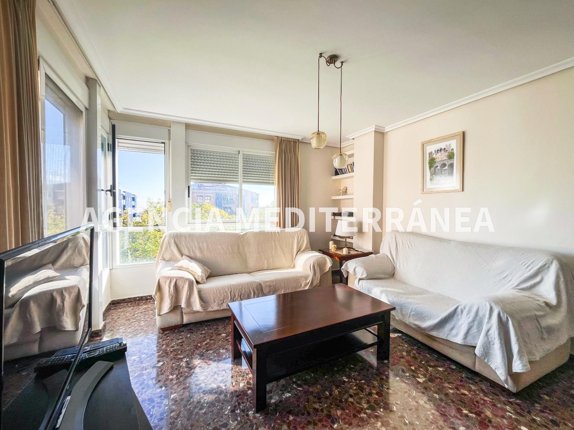 Sala d'estar de Pis en venda en Alcàsser amb Aire condicionat