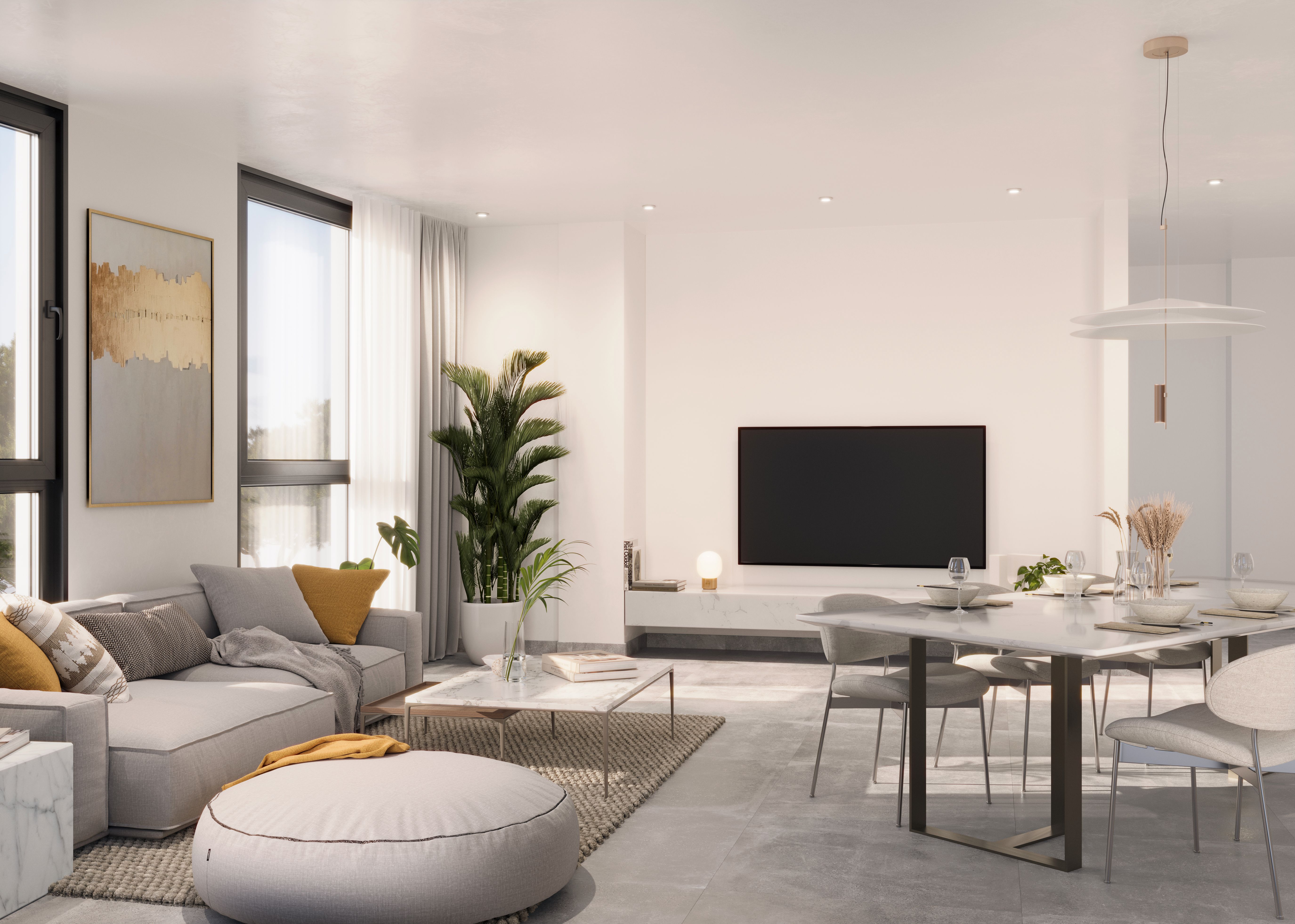 Living room of Planta baja for sale in  Almería Capital  with Air Conditioner, Heating and Oven