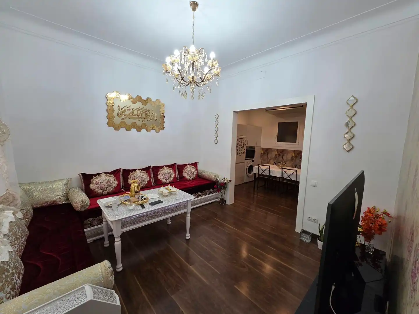 Living room of Ground floor for sale in Sarrià - Sant Gervasi