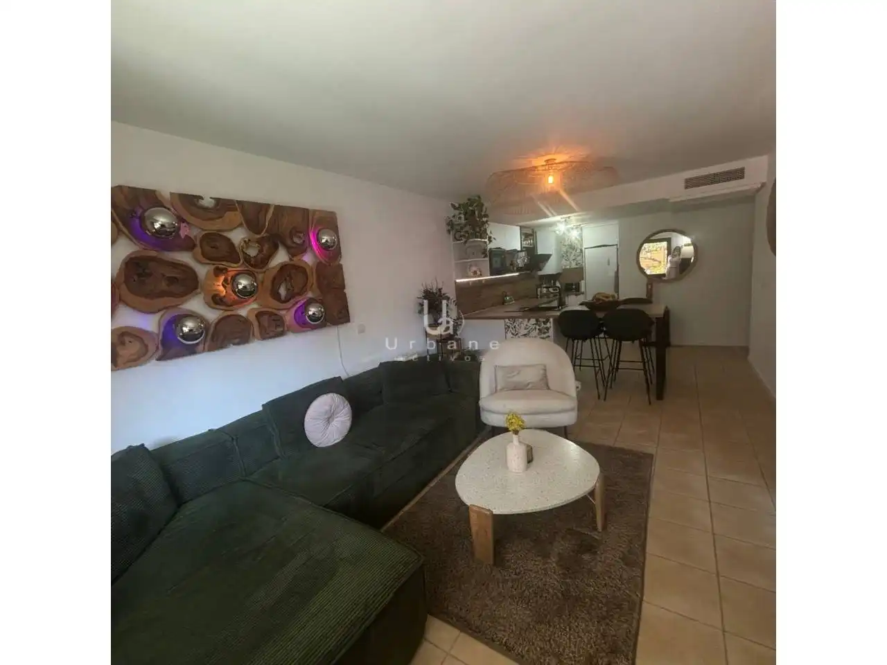 Wohnzimmer von Wohnung zum Verkauf in Murcia mit Klimaanlage, Heizung und Privatgarten