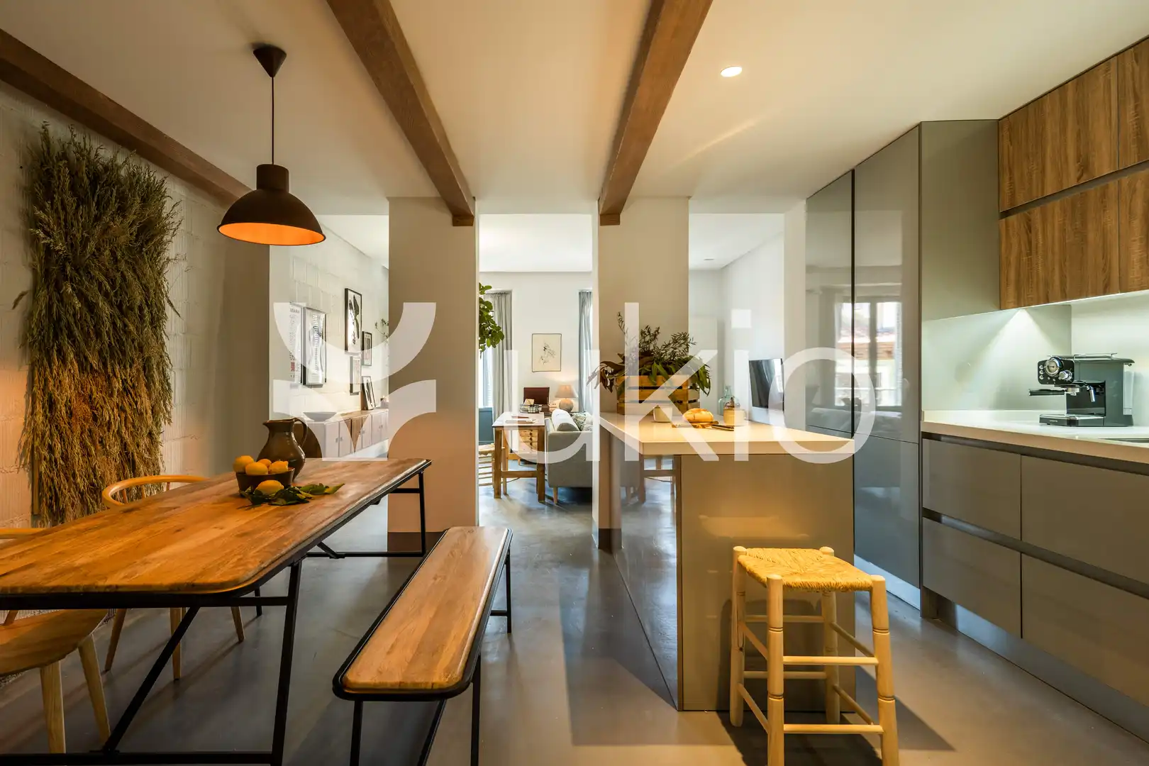 Kitchen of Apartments for rent in Madrid  with Air Conditioner, Heating and Furnished
