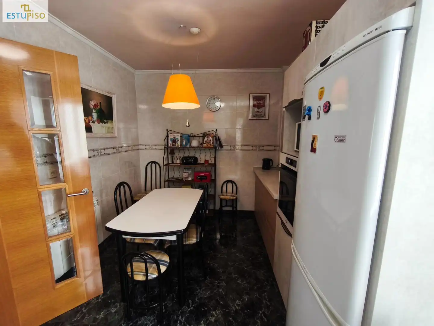 Kitchen of Flat for sale in Vitoria - Gasteiz  with Heating, Parquet flooring and Furnished