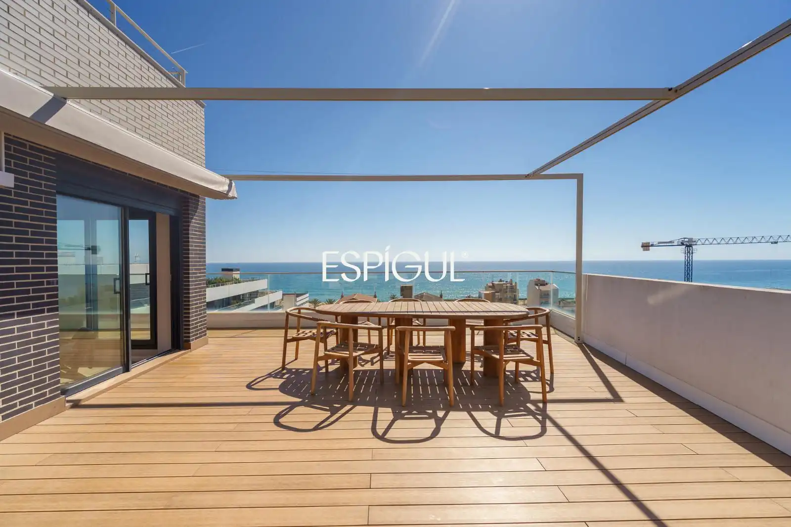 Terrace of Attic for sale in Montgat  with Air Conditioner, Heating and Parquet flooring