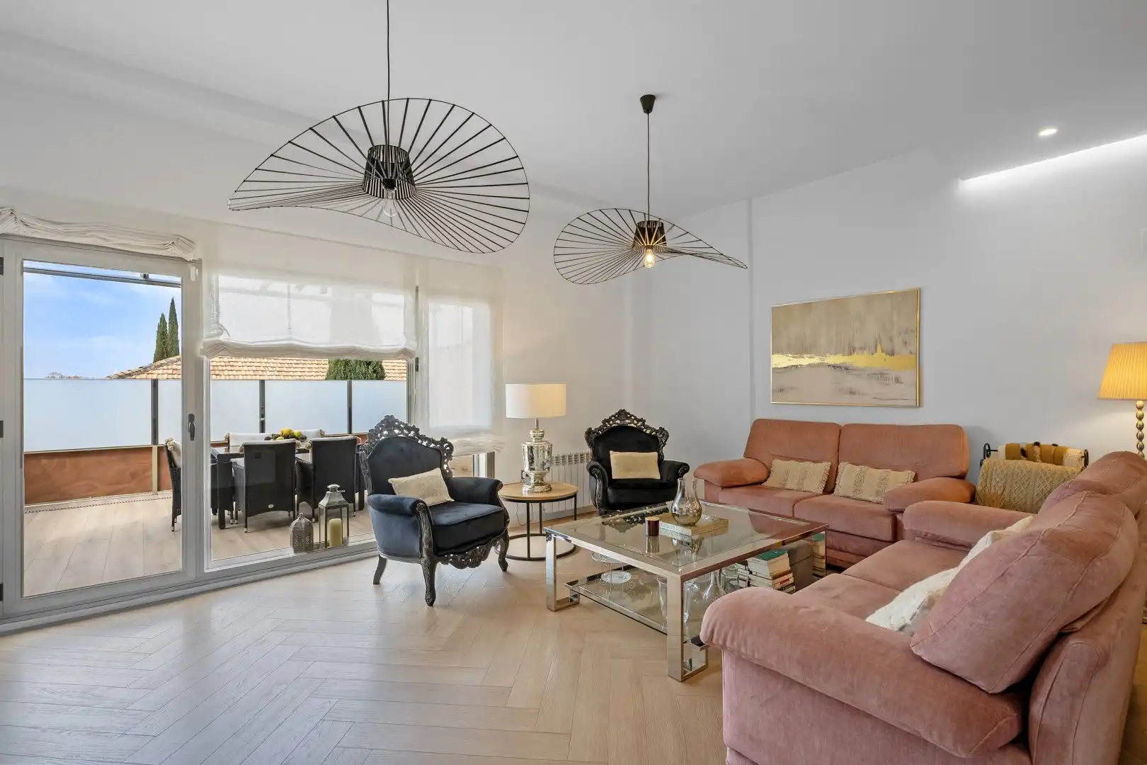 Sala de estar de Casa o chalet en venta en Granada con Aire acondicionado, Calefacción y Terraza