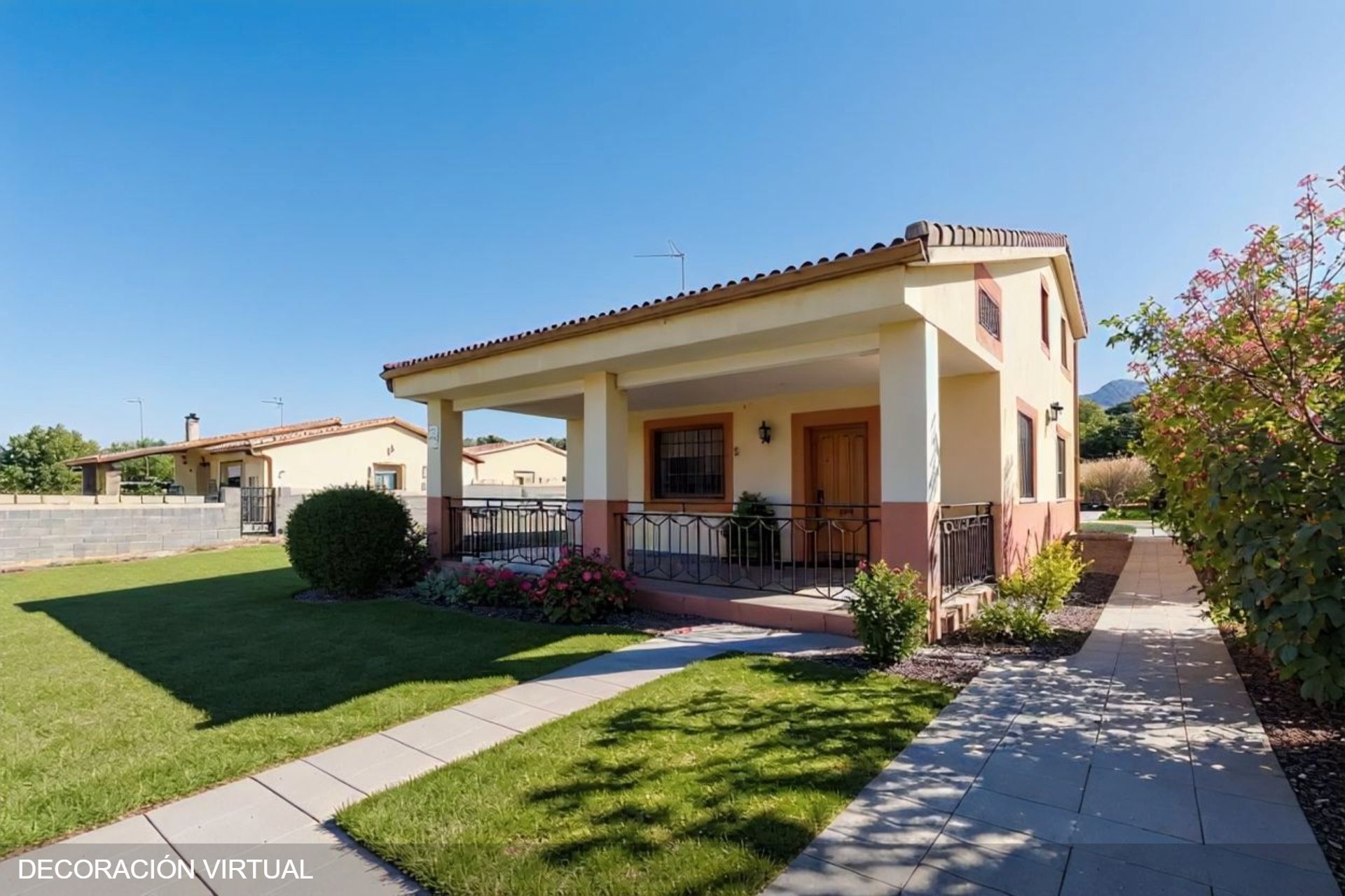 Exterior view of House or chalet for sale in El Tiemblo   with Air Conditioner, Private garden and Terrace