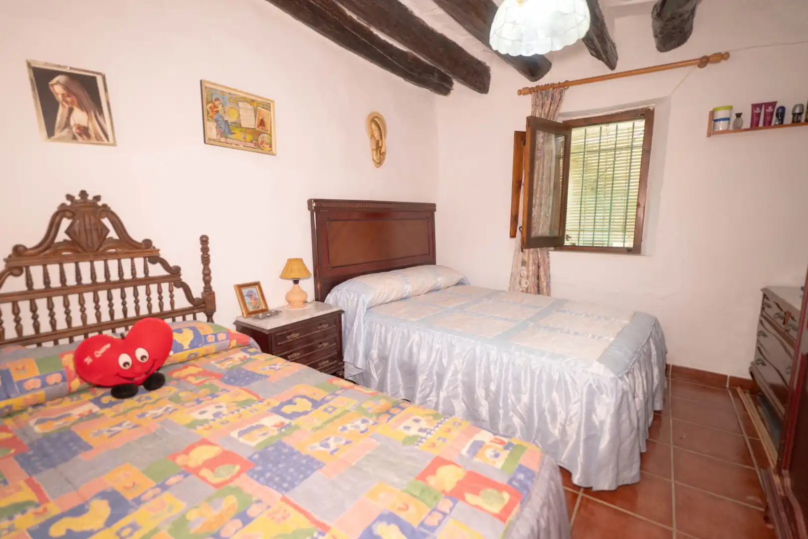 Habitación de Casa adosada en venta en Paterna del Río con Amueblado y Balcón