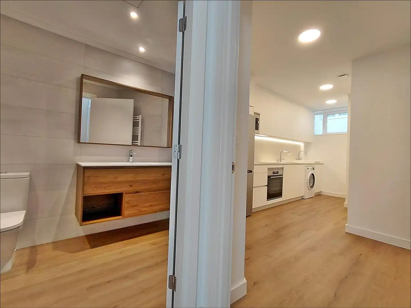 Küche von Erdgeschoss zum Verkauf in Sanxenxo mit Heizung, Terrasse und Möbliert