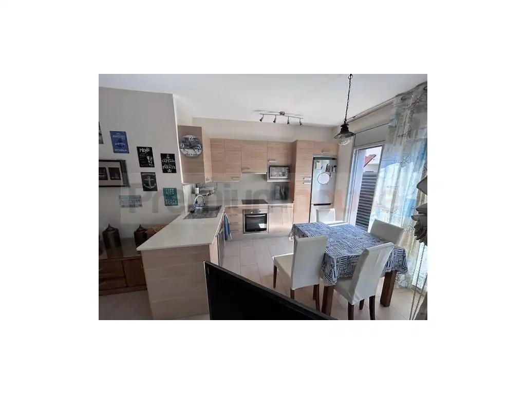 Kitchen of Flat for sale in Vandellòs i l'Hospitalet de l'Infant  with Heating, Private garden and Swimming Pool