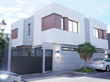 Casa aparellada amb balcó en venda a Calle El Marañón 99
