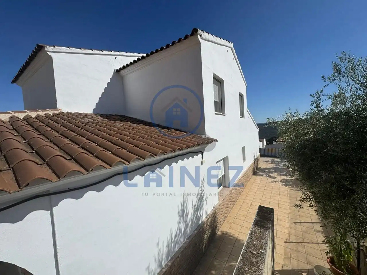 Vista exterior de Casa o xalet en venda en Villaharta amb Calefacció, Jardí privat i Terrassa