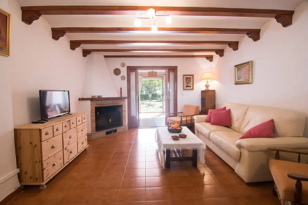 Sala de estar de Piso de alquiler en Dénia con Aire acondicionado, Calefacción y Terraza