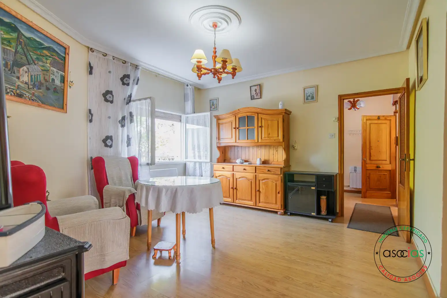 Living room of Flat for sale in Cudillero  with Heating and Furnished