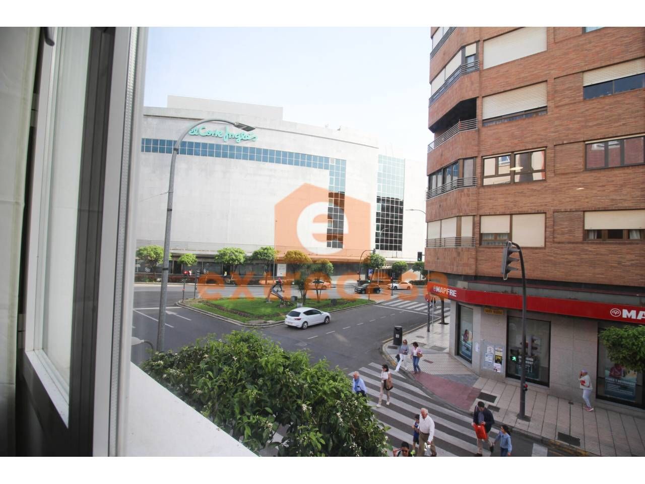 Vista exterior de Estudi de lloguer en Badajoz Capital amb Aire condicionat i Moblat
