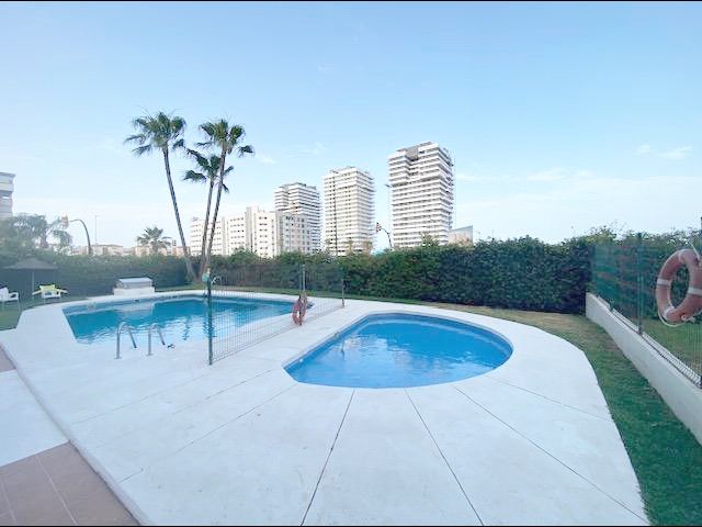 Swimming pool of Flat for sale in Málaga Capital  with Private garden, Parquet flooring and Terrace