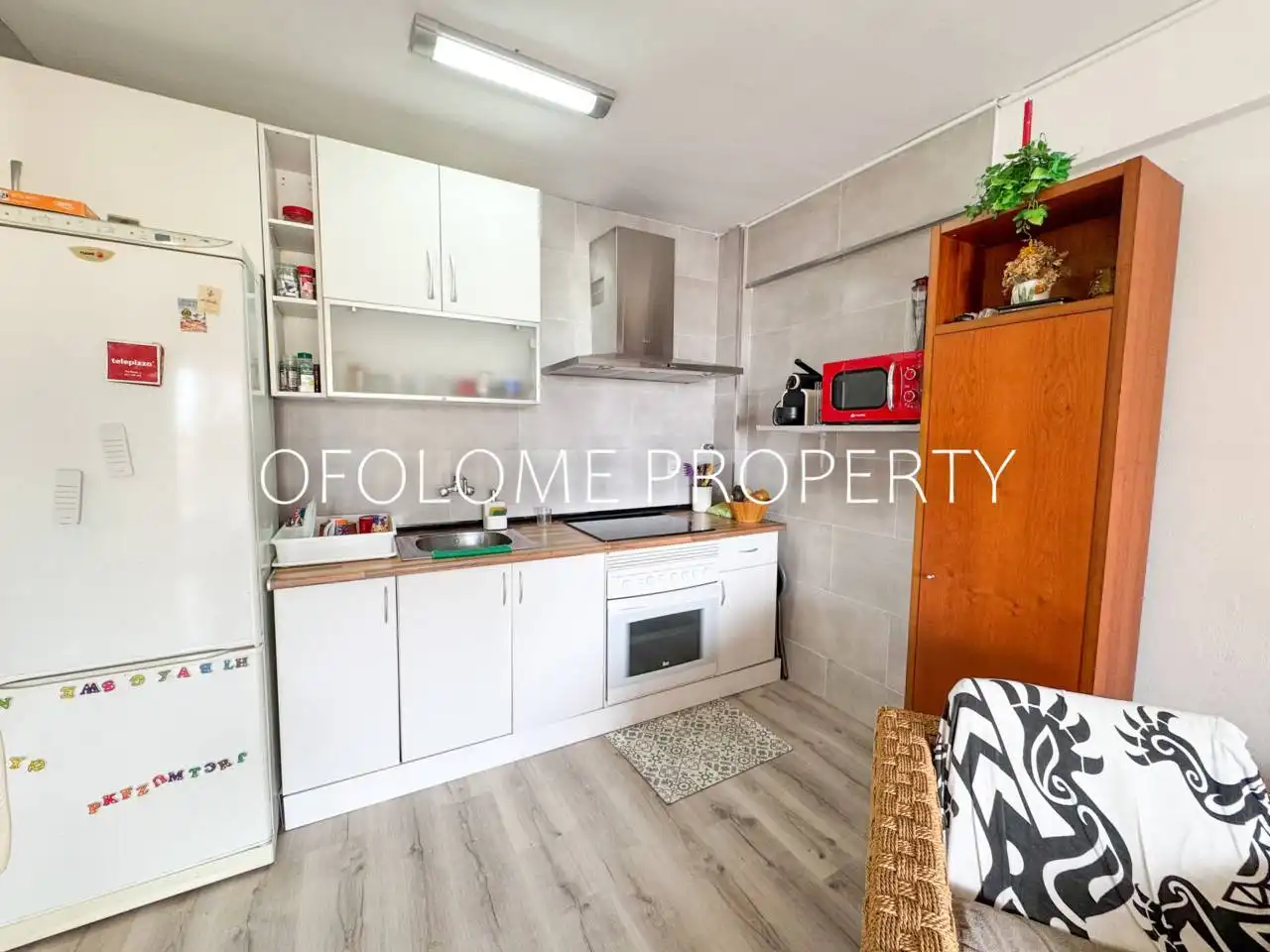 Küche von Wohnung zum Verkauf in Salou mit Parkett, Balkon und Alarm