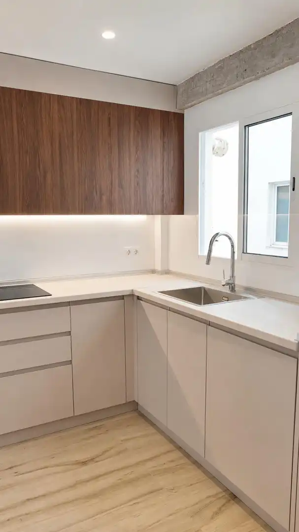 Küche von Wohnung zur Miete in Valencia mit Klimaanlage, Heizung und Möbliert