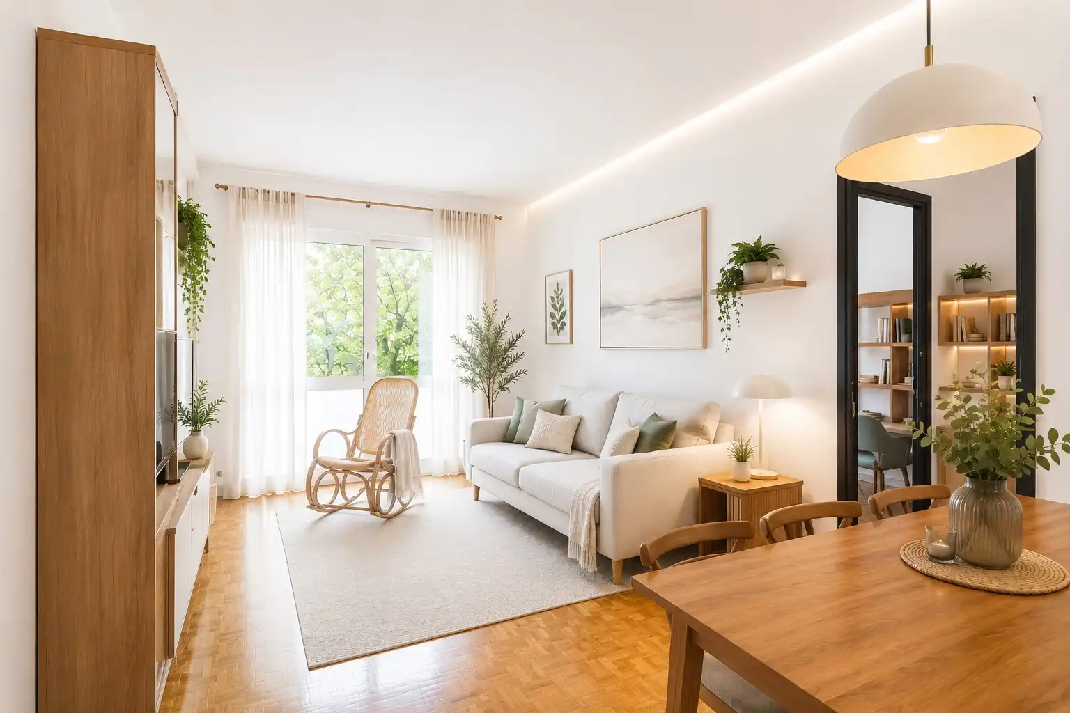 Sala de estar de Piso en venta en Barcelona con Calefacción