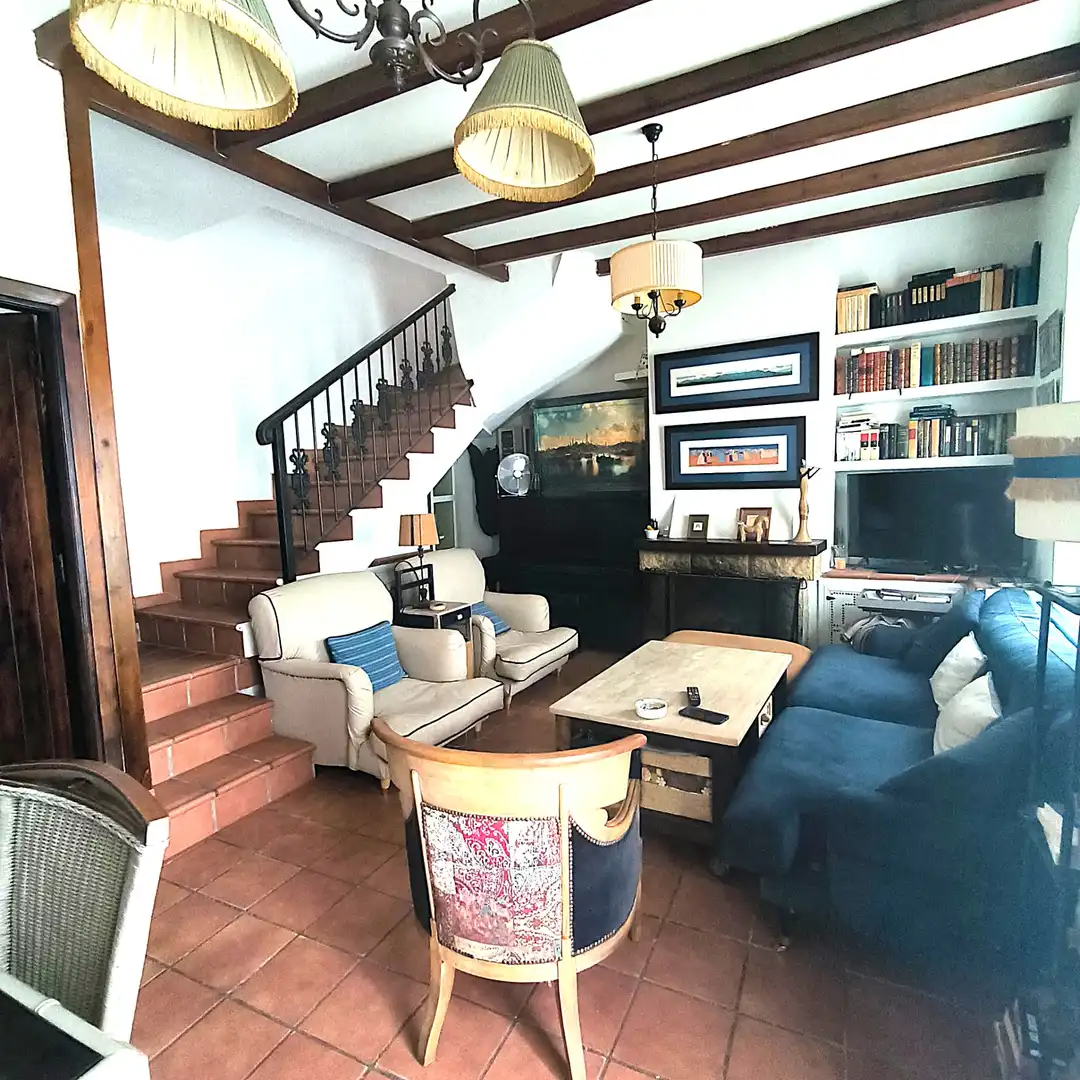 Wohnzimmer von Haus oder Chalet zum Verkauf in San Roque mit Terrasse