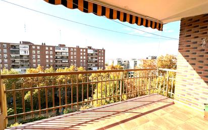 Balcony of Flat for sale in Móstoles  with Heating, Parquet flooring and Terrace