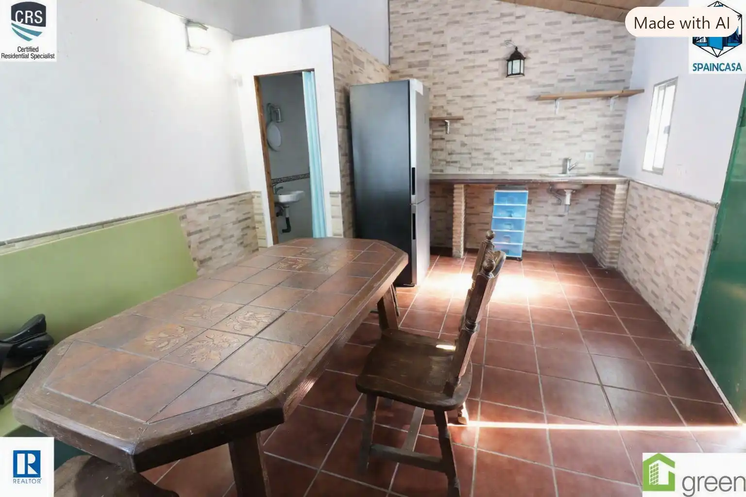 Cuina de Finca rústica en venda en San Juan del Puerto